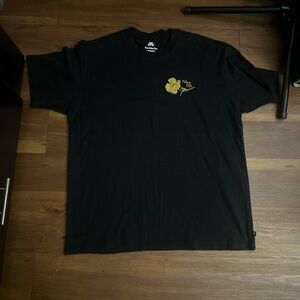 Nike Black Tee with Gold Graphic